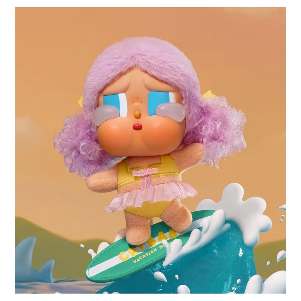 🏄‍♀️ Popmart Crybaby Vacation Mode On - Let’s Surf 🏄‍♀️